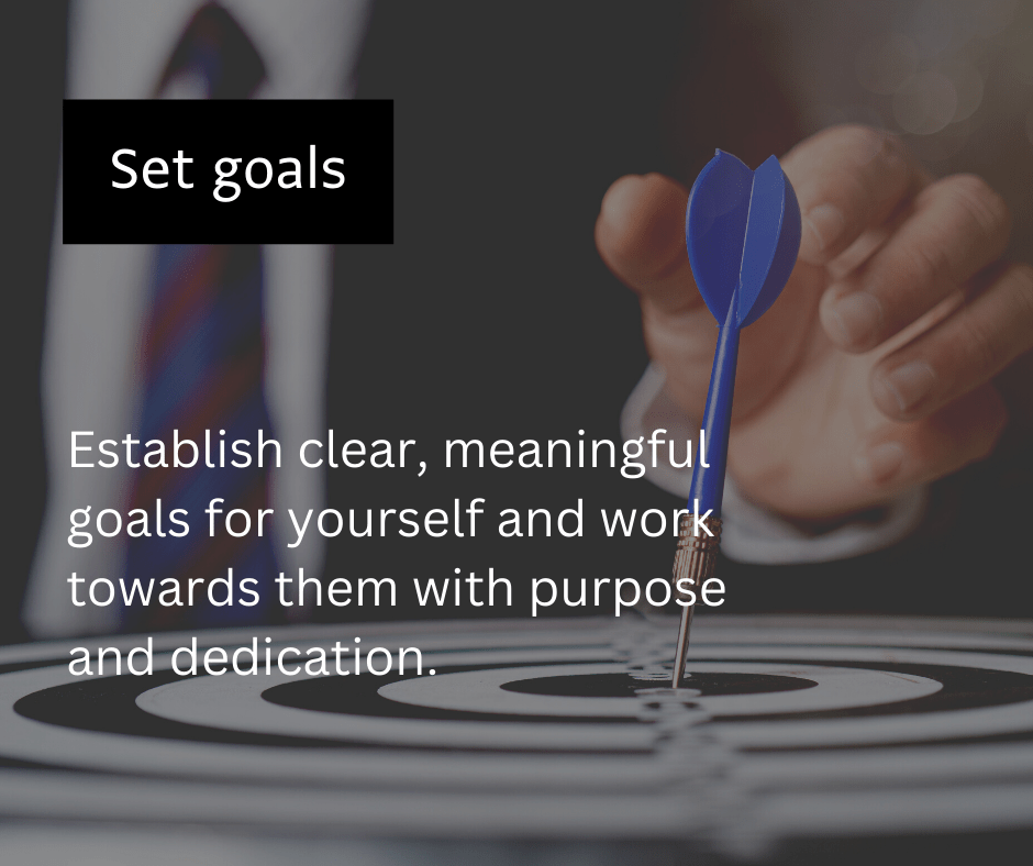 Set goals-min